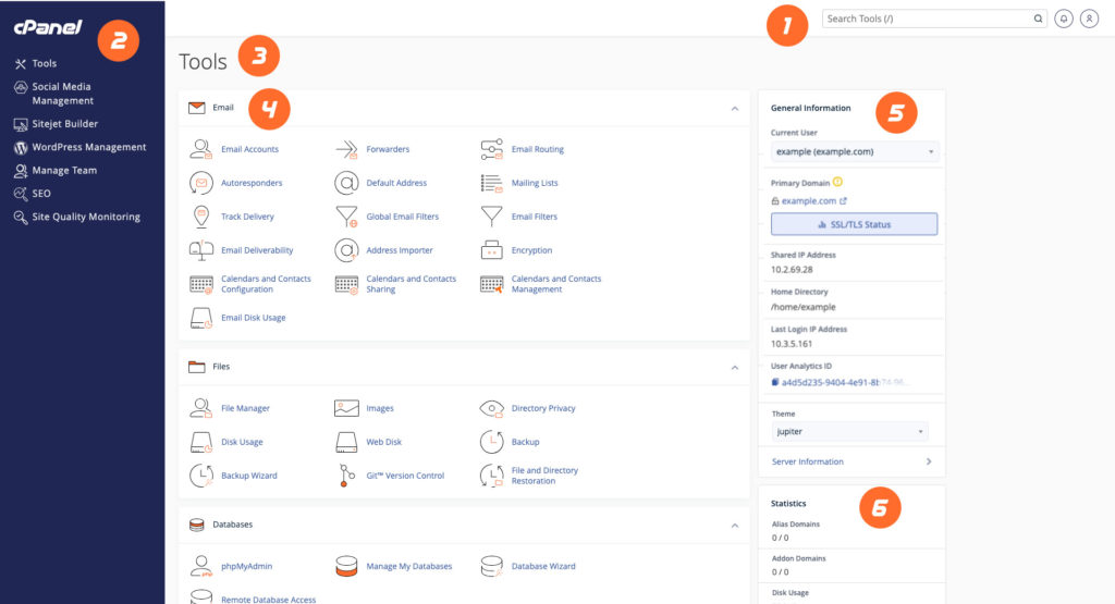 Panel cPanel